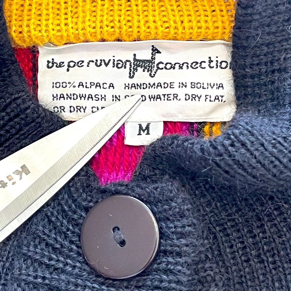 The Peruvian Connection Button Down 100% Alpaca W… - image 4